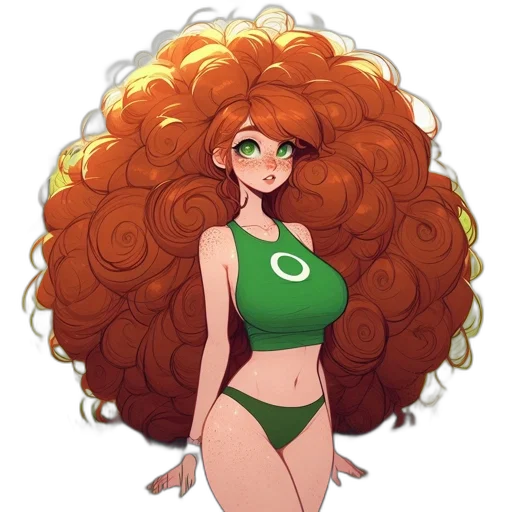 hair, dress, cartoon, concept art transparent PNG cut-out