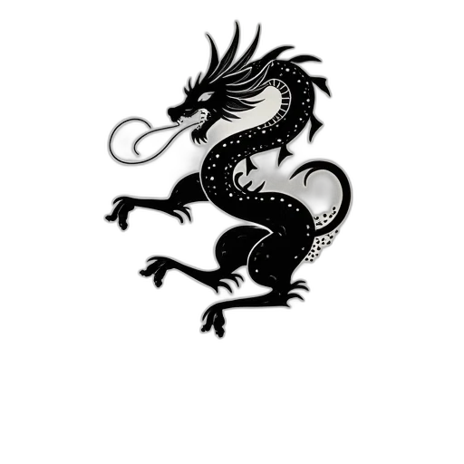 dragon, staff, animal, creature transparent PNG cut-out