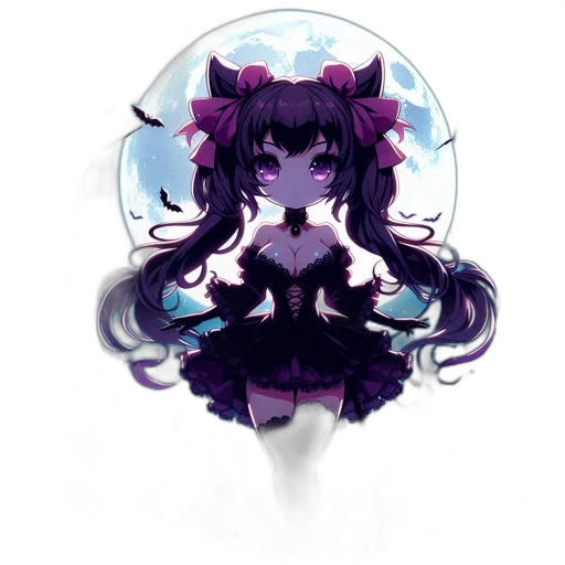 dress, creature, staff, crown transparent PNG cut-out