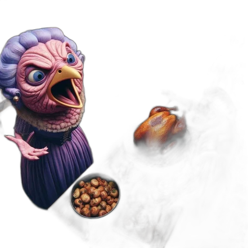 mask, food, creature, animal, concept art, 3d render, fantasy art, photorealistic transparent PNG cut-out