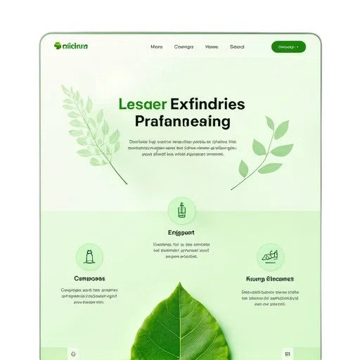 green, vertical, image, showcasing, website, design, white, color transparent PNG cut-out