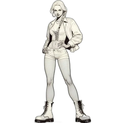 jacket, staff, weapon, shoes, concept art, comic book art, cartoon, pixel art transparent PNG cut-out