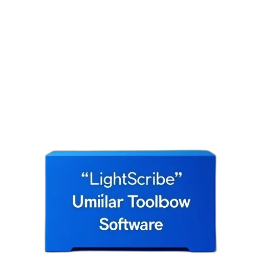 3d render, promotional, poster, software, tool, called, lightscribe, letting transparent PNG cut-out