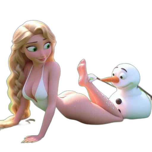 concept art, 3d render, cartoon, fantasy art, snow, underwater, fire, beach transparent PNG cut-out