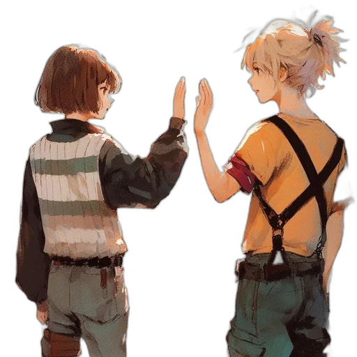 jacket, weapon, watercolor, concept art, pixel art, anime, fire, outer space transparent PNG cut-out