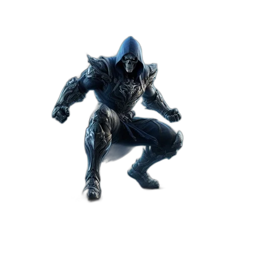 creature, mask, weapon, robot, concept art, 3d render, fantasy art, comic book art transparent PNG cut-out
