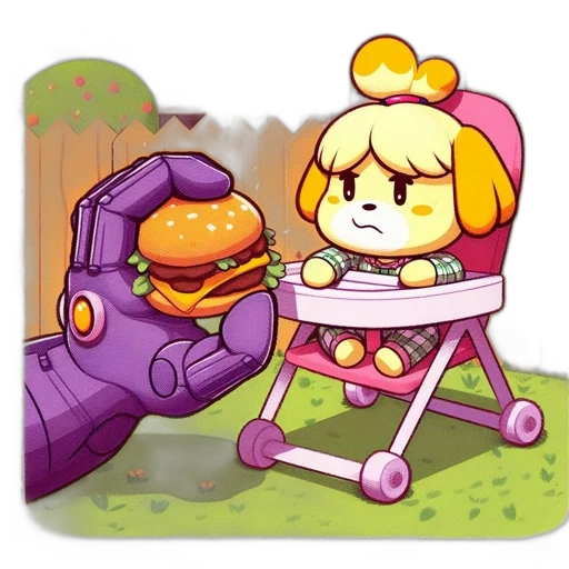 robot, food, weapon, furniture, concept art, pixel art, fantasy art, 3d render transparent PNG cut-out