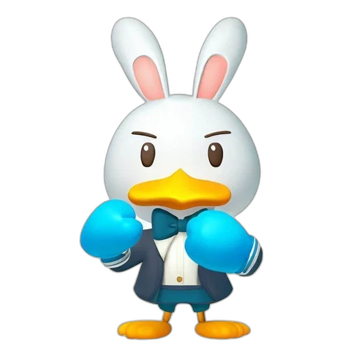 animal, staff, 3d render, pixel art, cartoon, concept art, anthropomorphic, creature transparent PNG cut-out