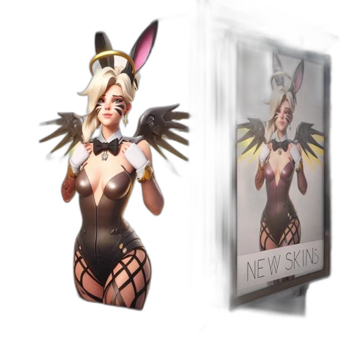 concept art, fantasy art, pixel art, 3d render, two, adjacent, large, digital transparent PNG cut-out