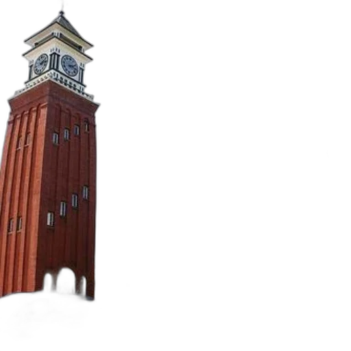 building, dress, 3d render, photorealistic, concept art, tall, red, brick transparent PNG cut-out