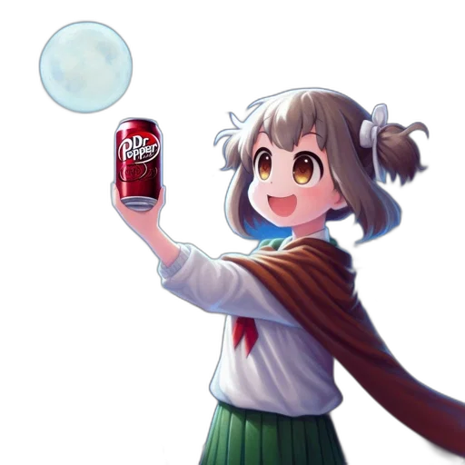 bottle, food, weapon, creature, anime, pixel art, concept art, 3d render transparent PNG cut-out