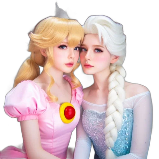 3d render, vaporwave, photorealistic, concept art, pastel, two, individuals, dressed transparent PNG cut-out