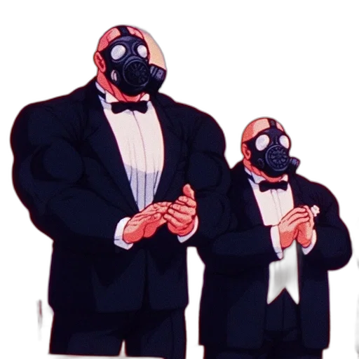 mask, jacket, robot, concept art, cartoon, cyberpunk, vaporwave, underwater transparent PNG cut-out