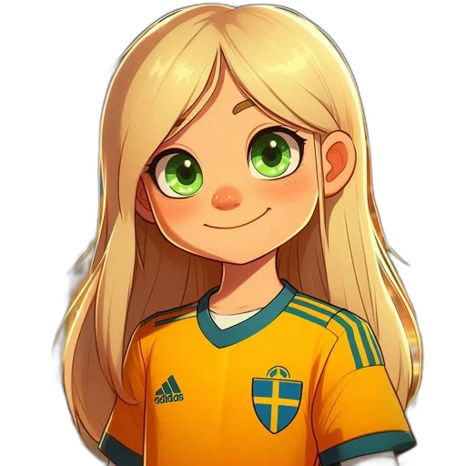 face, pixel art, cartoon, anime, fantasy art, girl, donning, adidas transparent PNG cut-out