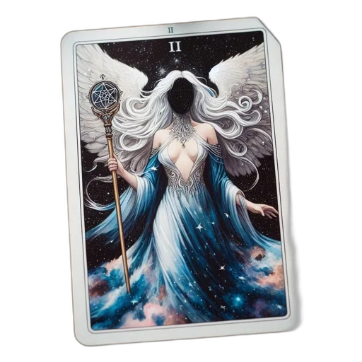 fantasy art, concept art, illustration, celestial, tarot, card, features, figure transparent PNG cut-out