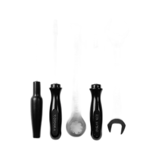 staff, umbrella, weapon, hair, 3d render, monochrome, set, black transparent PNG cut-out