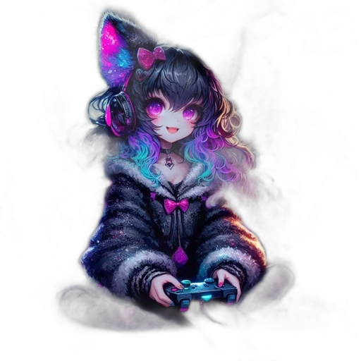 staff, creature, animal, mask, fantasy art, pixel art, concept art, cyberpunk transparent PNG cut-out