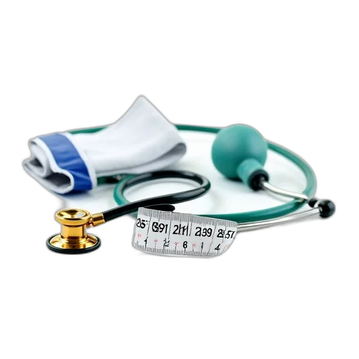 staff, collection, medical, equipment, displayed, white, background, items transparent PNG cut-out