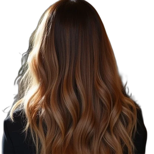 hair, photorealistic, golden, dark transparent PNG cut-out