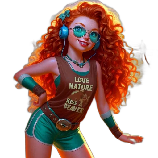 jewelry, dress, concept art, fantasy art, comic book art, cartoon, young, animated transparent PNG cut-out
