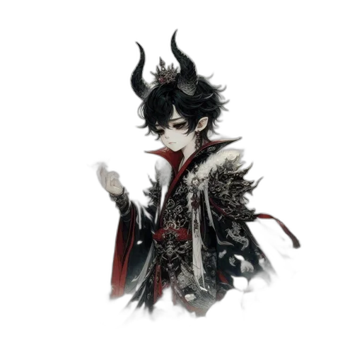 staff, mask, dragon, weapon, concept art, fantasy art, pixel art, anime transparent PNG cut-out
