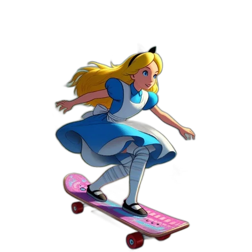 dress, 3d render, concept art, vaporwave, pixel art, blue, animated, alice transparent PNG cut-out
