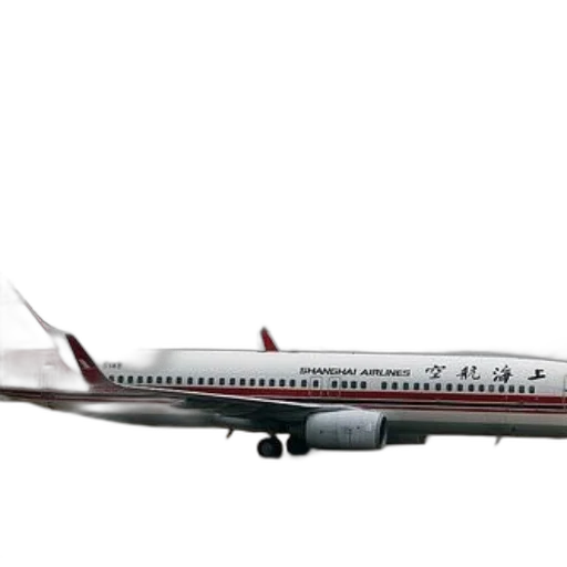 staff, 3d render, photorealistic, shanghai, airlines, plane, tarmac, yellow transparent PNG cut-out
