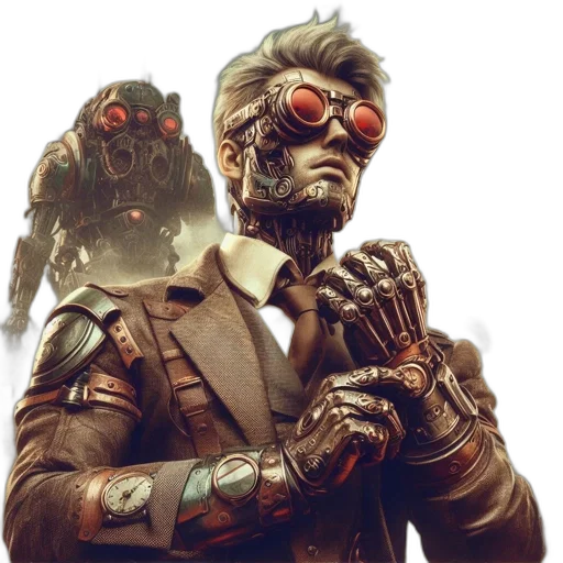 mask, robot, face, concept art, cyberpunk, comic book art, fantasy art, man transparent PNG cut-out