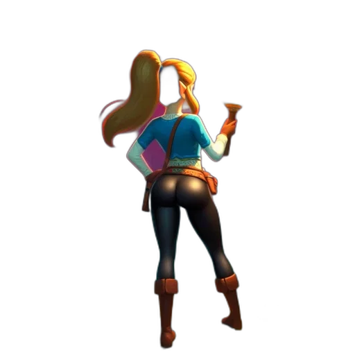 staff, jacket, weapon, sword, concept art, 3d render, pixel art, fantasy art transparent PNG cut-out