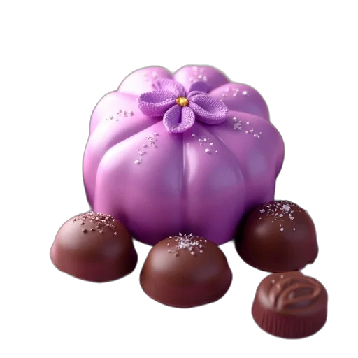 food, crown, 3d render, photorealistic transparent PNG cut-out