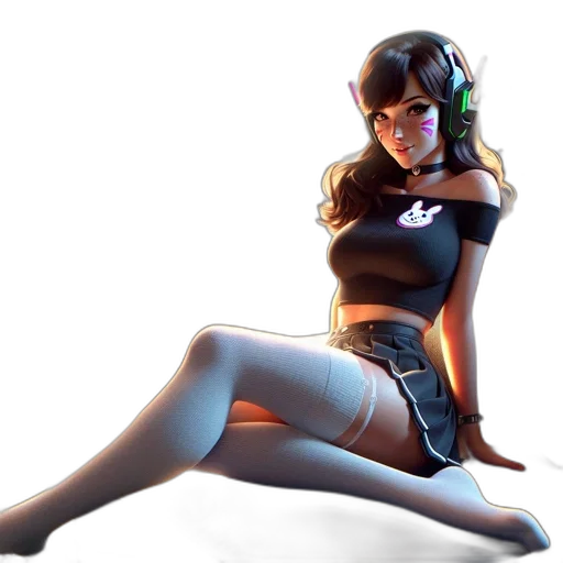 robot, concept art, fantasy art, 3d render, cyberpunk, outer space, neon lights, female transparent PNG cut-out