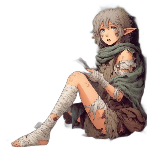 dragon, staff, sword, dress, fantasy art, concept art, pixel art, watercolor transparent PNG cut-out