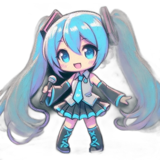 staff, robot, weapon, jacket, anime, pixel art, concept art, cartoon transparent PNG cut-out