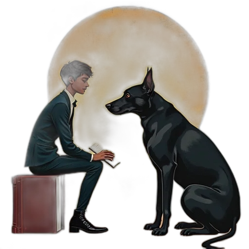 animal, staff, concept art, fantasy art, pixel art, cartoon, little, book transparent PNG cut-out