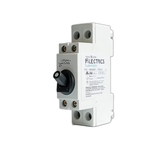 white, electrical, component, black, switch, placed, surface, logo transparent PNG cut-out