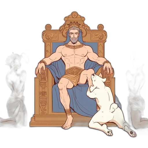concept art, fantasy art, pixel art, cartoon, fire, authoritative, figure, occupies transparent PNG cut-out