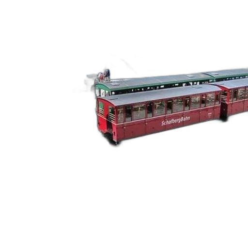 car, 3d render, concept art, photorealistic, red, train, word, schatbergbahn transparent PNG cut-out