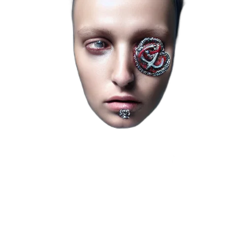 face, mask, robot, jewelry transparent PNG cut-out