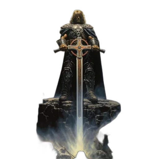 sword, weapon, staff, concept art, fantasy art, pixel art, 3d render, mighty transparent PNG cut-out
