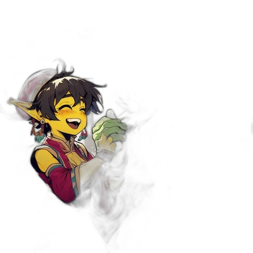 concept art, pixel art, fantasy art, cartoon, fire, golden, two, animated transparent PNG cut-out