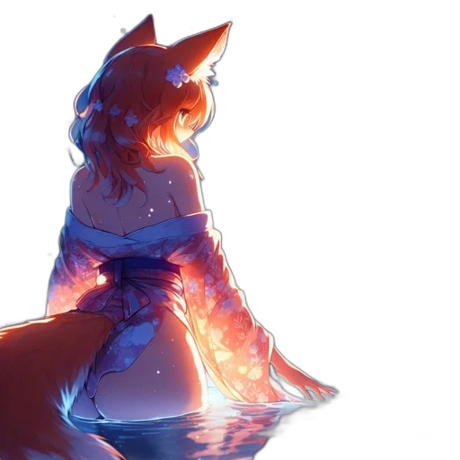 dress, creature, dragon, bottle, concept art, watercolor, fantasy art, pixel art transparent PNG cut-out