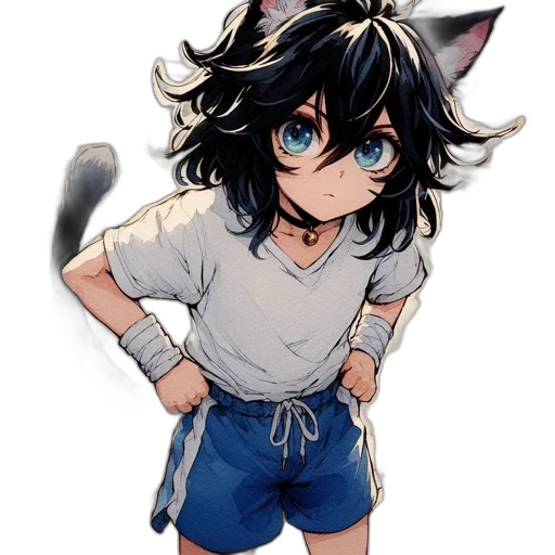 staff, animal, creature, weapon, anime, pixel art, cartoon, watercolor transparent PNG cut-out