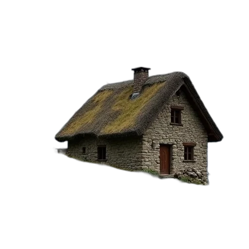 building, furniture, hat, hair, 3d render, concept art, photorealistic, pixel art transparent PNG cut-out