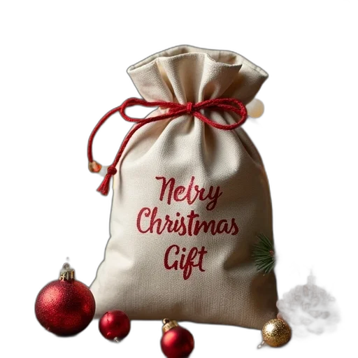 3d render, personalised, christmas, gift transparent PNG cut-out