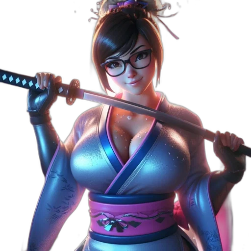 staff, sword, weapon, concept art, fantasy art, anime, comic book art, blue transparent PNG cut-out