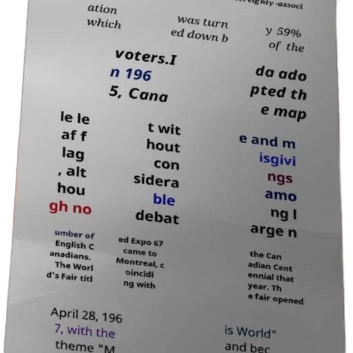 poster, text, english, featuring, map, canada, words, maple transparent PNG cut-out