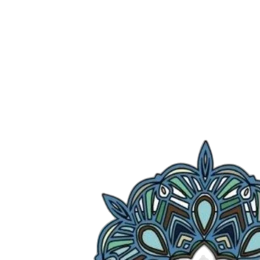 crown, jewelry, flower, mask, watercolor, concept art, pixel art, fantasy art transparent PNG cut-out
