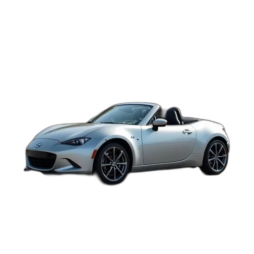 car, animal, 3d render, photorealistic, silver, convertible, sports, parked transparent PNG cut-out
