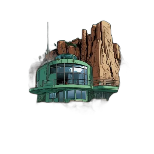 building, furniture, robot, car, concept art, 3d render, pixel art, photorealistic transparent PNG cut-out