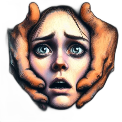face, mask, creature, concept art, comic book art, photorealistic, 3d render, portrait transparent PNG cut-out